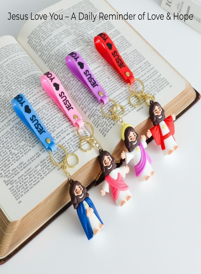 TLOEP Jesus Keychain, Jesus Loves You Strap, Christian Church Supplies for Youth Groups & VBS, Sunday School Gifts, Rewards & Giveaways - Image 5